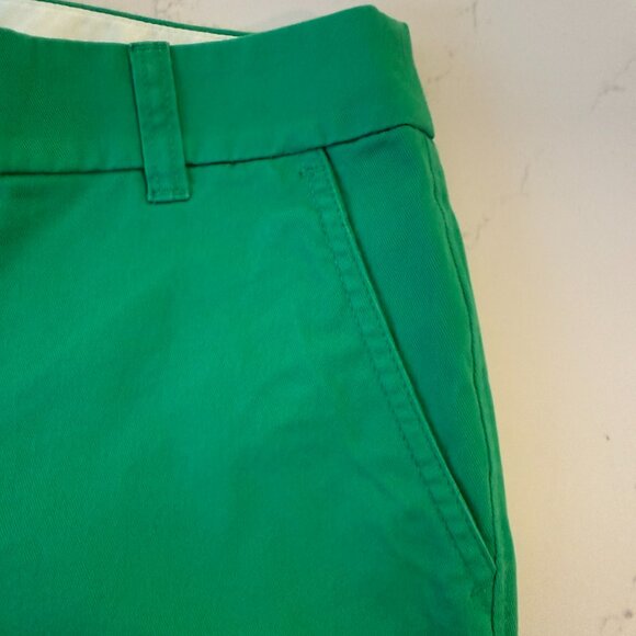 NWT J.Crew Classic 3.5" Hem Chino Shorts - Kelly Green, Size 6 - Picture 6 of 6